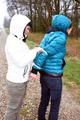 Petra tied and gagged by Jill in downjackets