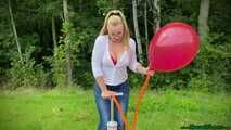 sexy outdoor double lift pump2pop six balloons
