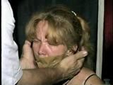 38 Yr OLD CASHIER ATTIC BOUND & GAGGED IN A BLACK LEATHER DRESS (D24-6)