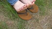 Barefoot and flip-flops