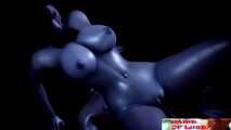3D anime Tiffa fuck in the darkness