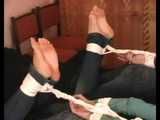 Alexa & Catt  – Two barefeet girls, one burglar and a lot of bondage  (video)