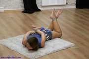 Yoga girl Sophia hogtied