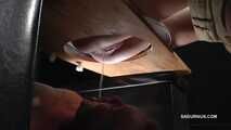 Servant has to swallow piss