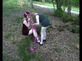 Eve´s First time in the woods.