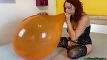 Blow2Pop orange TT17 in lingerie