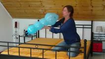 Die verrückte Juliette mit ihrem langen Ballon