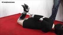 Daphne in hogtie photographed