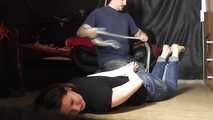 Michelle hogtied and tickled