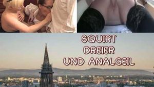 SQUIRT AND ANAL THREESOME