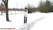 Handschellenspass im Schnee