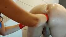 My Latexhands are deep in your Asshole