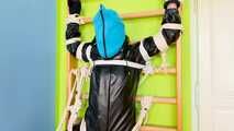 Breathplay in unbreathable, thick PVC overall.