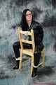 PVC Catsuit, overknees and harness