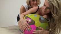 300 Steffi and Melly and their favorite beachball 