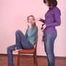 Alexa and Catt - Blonde Alexa gets handcuffed by Catt in a softcore domination scene