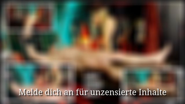 Latex-Catsuit-Herrin bearbeitet deine Eier!