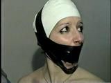 WRAP AROUND TAPE GAGGED, TIED TITS TAMARA (D11-9)