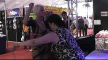 Public Bondage Walk and displayed in Public for Lena King
