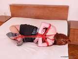 Special gift to her partner from a sweet bondage lover Liska