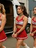 Cheerleader Cuffed For Transport