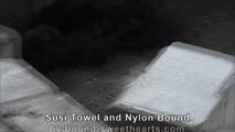 Susi tücher und Strumpfhosenfesselung 2/2