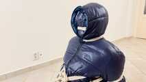 Breathplay Sebastien in 2 puffer jackets.