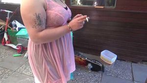 A smoking break