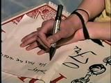 PUNK GIRL MELA MAKES RANSOM CALL, WRITES KEDNAP NOTE & TRIES TO CALL FOR HELP WITH A LARGE RAG STUFFED IN HER MOUTH (D54-5)