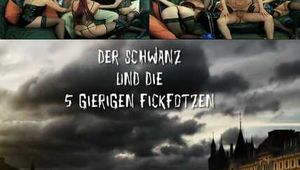 ONE DICK 5 CUNTS part 1