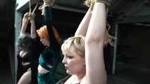 1144 Amber Anija and Roxie in Attic Witches