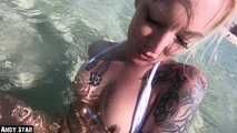 PUBLIC EXTREM AM STRAND UNTERWASSER | ERWISCHT WORDEN