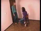 Alexa and Catt - Dominant lover tied adorable Alexa and Catt to the chairs (video)