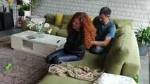 Lola Montez broke into pervert Peoples house and got tied and gagged