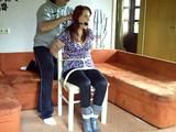 Making of Bunny first time tied