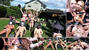 NEIGHBORHOOD-SLUTS – Outdoor Bareback Gangbang