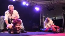 2 Supermodels in 2 Supertight Hogties !