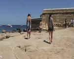 sexy girls barefoot in Spain