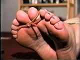 BONDAGE CUSTOM #9-B  TOES-TIED BAREFOOT 