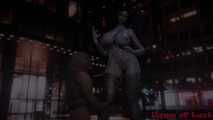 3D uggly dwarf fucks asian busty slut