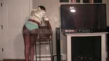Ass worship aqua panties