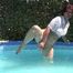 Sylvie im Pool - 4k