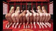 Gol Big Booty Harem in the Palace