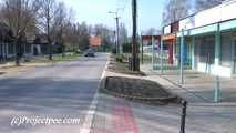 050023 Roxy Dodges The Workers And Takes A Pee In The Street