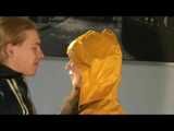 Get 3 Videos with Leonie and Adrej enjoying themself in shiny nylon Rainwear from our 2012 Archive.