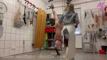 #Slaughter in white - My long white #rubberapron in use