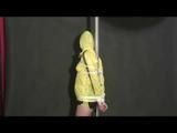 03:00 Min. video with Alina tied and gagged in shiny shorts 