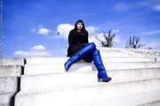 Blue Overknees vs. Blue Sky