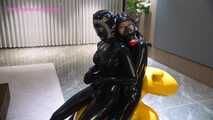 Xiaomeng and Xiaoyu Mutual Breathplay in Latex
