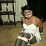 33 YEAR OLD AMERICAN INDIAN TRISH IS MOUTH STUFFED, CLEAVE & OTM ACE BANDAGE GAGGED, BALL-TIED & HOG-TIED WEARING PANTYHOSE (D58-12)